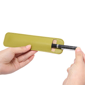 Étui pour stylo en PU de petite taille spécifique aux clés USB, pochette portable, protection simple, accessoire technologique en microfibre douce, organisateur - Product Image 5