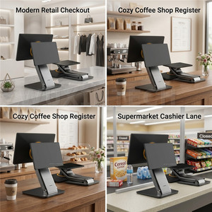 Terminal Punto de Venta WUXIN de Pantalla Dual de 15.6/17/<span class=keywords><strong>11</strong></span>.6 Pulgadas, Android <span class=keywords><strong>11</strong></span>/<span class=keywords><strong>Windows</strong></span> 10 <span class=keywords><strong>Pro</strong></span>, CPU RK3568/Intel I5, Pantalla Táctil Dual, Caja Registradora - Product Image 3