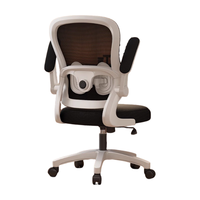 Chaise de bureau ergonomique en maille respirante avec appui-tête réglable et soutien lombaire, chaise d'ordinateur pivotante à dossier haut pour le bureau à domicile