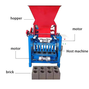 4-35 4-26 tự động điện rỗng lát khối máy làm cho xi măng bê tông gạch sản xuất hiệu quả máy gạch - Product Image 5