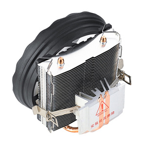 QiuzAim 2011 <span class=keywords><strong>CPU</strong></span> <span class=keywords><strong>Cooler</strong></span> 2 tubos de calor 12cm ventilador silencioso Intel LGA 2011-v4 <span class=keywords><strong>AMD</strong></span> AM3 AM4 3/4 Pin disipador de calor Material de cobre 5V Luz - Product Image 3