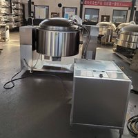 Mélangeur professionnel 400l cuiseur sous vide de bonbons durs pot en acier inoxydable autocuiseur électrique