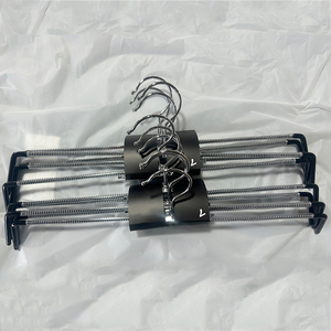 Cintres télescopiques personnalisés en gros pour jeans, jupes, pantalons, vêtements, cintres métalliques extensibles - Product Image 3
