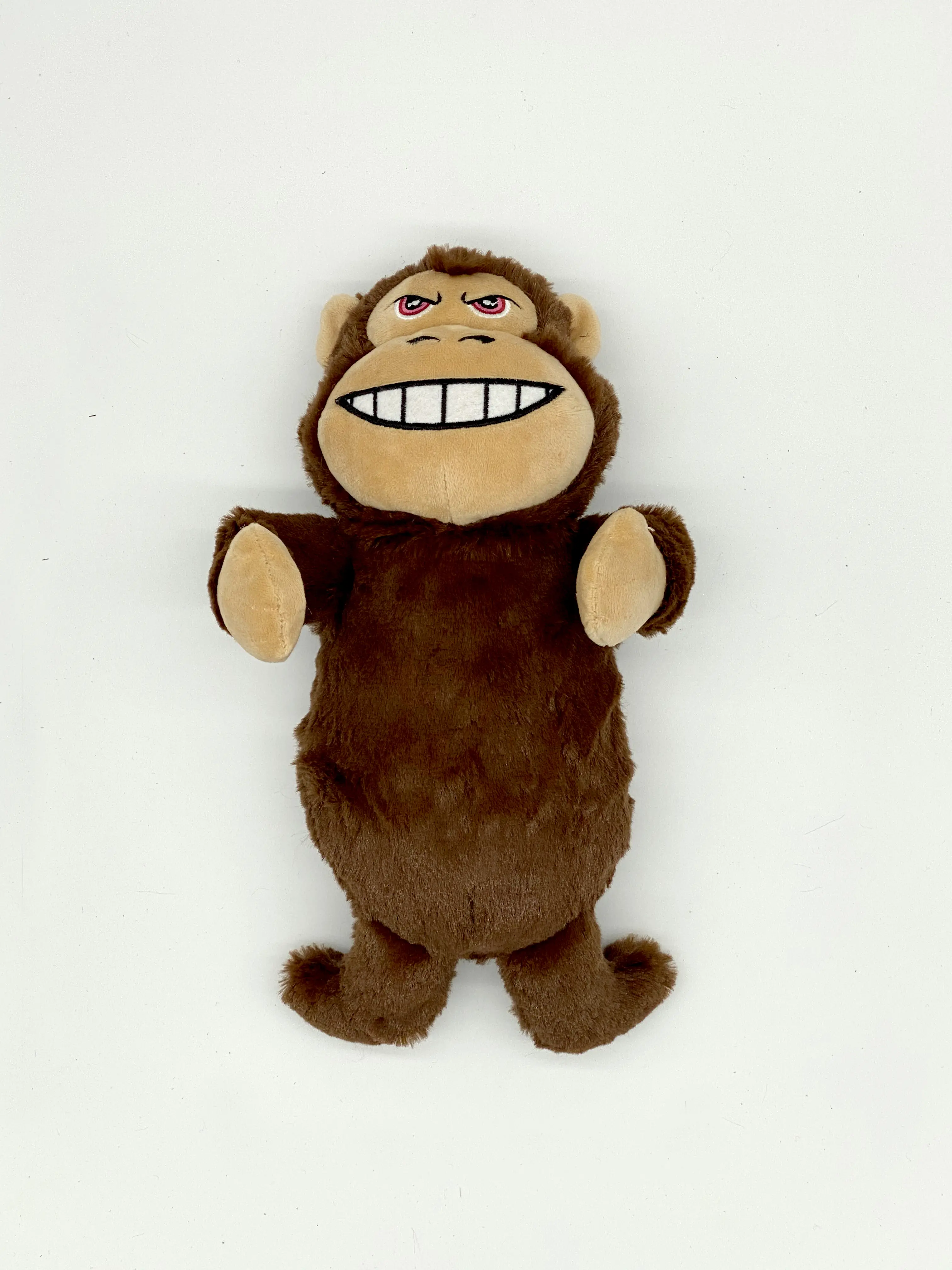 고품질 재미 있은 원숭이 끽끽 소리 인터랙티브 불멸의 봉제 애완 동물 장난감 개 장난감