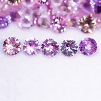 Hot Sale Natural Loose Gem stone 2,1-2,5mm runde Form rosa Saphir Ring für Armband