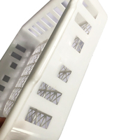 Bac/panier de stérilisation en plastique perforé, boîte solide empilable et emboîtable, autoclavable, résistant aux produits chimiques, pour usage médical/de laboratoire