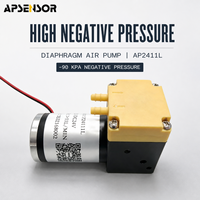 Pompe à air à micro-diaphragme à haute pression négative pour la surveillance environnementale, transfert de gaz à forte pression