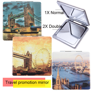 Custom Tour Souvenir Hollywood Movie Scenery <span class=keywords><strong>specchio</strong></span> per il trucco portatile professionale - Product Image 6
