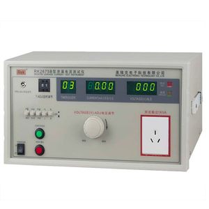 การทดสอบการรั่วไหลของ Meiruike Rk2675b สำหรับกำลังไฟ 1000w ที่แรงดันไฟฟ้า 0-250v และกระแสไฟ 0-20ma พร้อมสัญญาณเตือนแบบเสียงและภาพ - Product Image 2