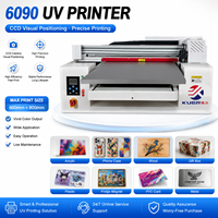 Mesin Cetak Digital Inkjet UV Flatbed Industrial 6090 A1 dengan Head i3200 XP600 untuk Kaca, Akrilik, Logam, Kayu, dan Pernis