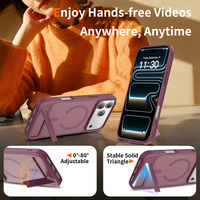 Nueva Funda Magnética para iPhone 18 Pro Max, Acabado Mate Esmerilado, Antigolpes, con Protección para la Lente de la Cámara y Soporte