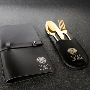 Voyage <span class=keywords><strong>Couverts</strong></span> Sac Restaurant <span class=keywords><strong>Couverts</strong></span> Titulaire Bureau En Cuir PU Couteau et Fourchette Ensemble Organisateur <span class=keywords><strong>Couverts</strong></span> Pochette Cas - Product Image 4