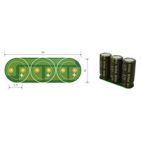 Modul Kapasitor Farad BITWELL 3-Seri Diameter 16mm 8.1V yang Dapat Disesuaikan, Modul Super Kapasitor 8.3F - Suhu Operasi -40~+65
