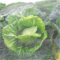 Filet anti-insectes de jardin 30 mailles, traité anti-UV, en HDPE blanc, taux d'ombrage 10%-20%, facile à assembler pour serres et tunnels