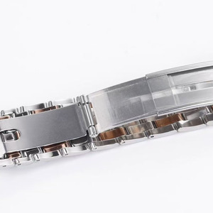 Montre mécanique pour homme, luxueuse, noble, élégante et classique, avec cadran saphir, simple, à trois aiguilles, entièrement en acier inoxydable. - Product Image 4