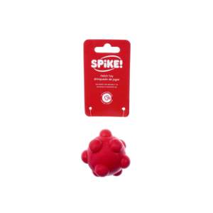 Asteroid <b>Ball</b> Red Rubber <b>Dog</b> Chew Toy For Pets - Product Image 2
