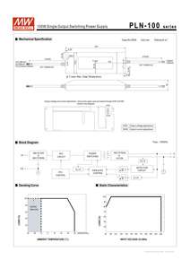 MEAN WELL <span class=keywords><strong>PLN</strong></span>-<span class=keywords><strong>100</strong></span>-<span class=keywords><strong>24</strong></span> Alimentation LED à sortie unique 96W <span class=keywords><strong>PLN</strong></span>-<span class=keywords><strong>100</strong></span> 24V 4A meanwell power - Product Image 5