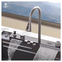 Évier de Cuisine Encastré Standard pour la Maison avec Lave-Vaisselle Automatique de Comptoir et Éviers de Cuisine pour Livraison de Vaisselle