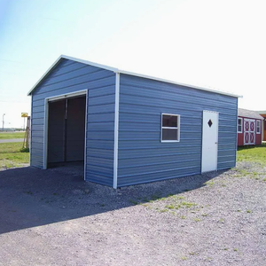 Nhà để xe Kết Cấu Thép hiện đại đúc sẵn với bảng điều khiển bánh sandwich cách nhiệt không thấm nước để sử dụng trang trại - Product Image 4