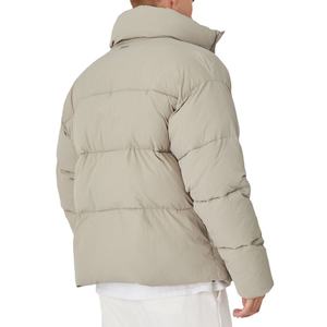 เสื้อแจ็คเก็ตดาวน์คุณภาพสูงสำหรับผู้ชาย ออกแบบโลโก้ได้ตามต้องการ เสื้อโค้ทหนาสำหรับฤดูหนาว กันลม - Product Image 2