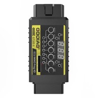 GODIAG GT105 II ECU IMMO Prog AD OBD2 Break Box Conector ECU Pantalla de Voltaje del Vehículo 12V Eléctrico 2 Años Voltaje de la Batería del Automóvil