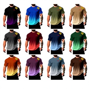 เสื้อถักระบายอากาศได้ดีพิมพ์ลายซับลิเมชันด้านหน้าของผู้ชายเสื้อยืดพิมพ์ลาย - Product Image 1