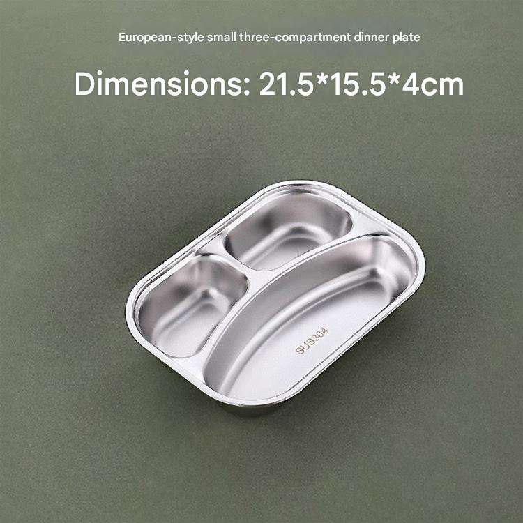 304 Petit style coréen à trois compartiments [21,5*15,5*4 cm]