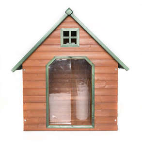 Su geçirmez çatı ile JX Premium katı ahşap köpek evi, iç kuru ve sıcak tutmak. Temizlemesi kolay. - Product Image 1