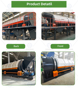 เครื่องคัดกรองไฟฟ้าแบบหมุนหน้าจอ trommel เครื่องปรับการป้อนหน้าจอละเอียด200ตันต่อชั่วโมงรวมภาพวาด - Product Image 2