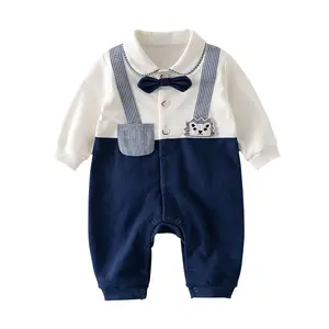 Factory Direct European Gentleman Style Baby Boys' clothes, autumn long sleeve 0-12 Months baby boy cloths