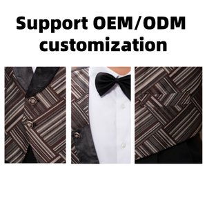 <span class=keywords><strong>Chaleco</strong></span> de Algodón Antiestático Unisex FUYI, Uniforme de Trabajo para Camareros de Restaurantes Occidentales, KTV, Hoteles, Bares y Discotecas - Product Image 6