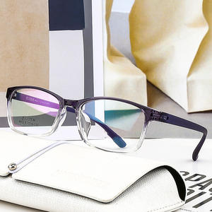 กรอบแว่นตา Danyang ทรงสี่เหลี่ยม TR90 แบบเต็มกรอบ น้ำหนักเบา ทนทาน เลนส์เรซิ่นใส สำหรับทุกเพศ - Product Image 2