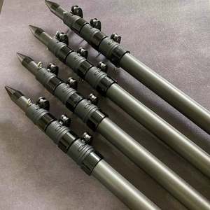 Teles de sport pour femmes cannes télescopiques perchées défense bâtons à ressort bouton Tube télescopique chargé un cadre - Product Image 3