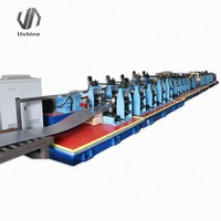 Ligne de production industrielle de soudage laser Ushine à grand diamètre, économe en énergie, en acier inoxydable, clé en main, 159-325 mm