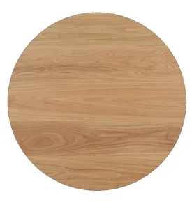 Lifepursue circle wood table top solid North America White Oak slab