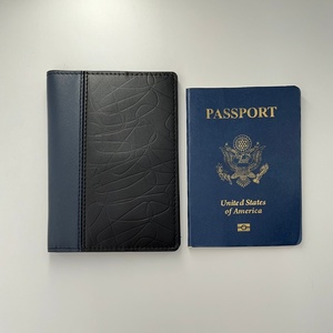 Wholesale Custom Genuine Leather Passport Cover Premium Card Holder Fashionable & Simple Style Personalized Passport Holder - Product Image 6