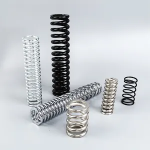 OEM Custom SS304 306 Carbon Steel Alloy Tin Zinc Plated Cylindrical Small Big Size Helical Coil Compression Springs