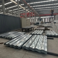 Z275高镀锌波纹钢板GI屋顶板，用于沿海地区建筑