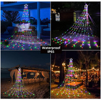 Fabrik Großhandel LED Stern Lichter Meteor Wasserfall Fee Vorhang Lichter Outdoor Garten Urlaub Weihnachts baum Dekoration Lichter