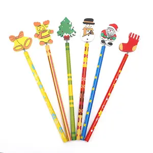 Santa Claus regalo de Navidad los niños Topper lápices de madera