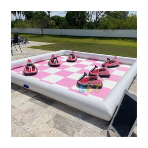 Prix d'usine en gros enfants autos tamponneuses arène gonflable terrain de piste de course gonflable pour la <span class=keywords><strong>location</strong></span> de fête - Product Image 1