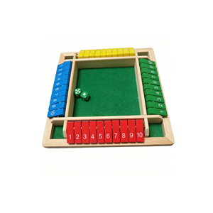Jeu <span class=keywords><strong>de</strong></span> société familial éducatif en bois pour 4 joueurs, avec dés portables, stratégie mathématique, combinaison <span class=keywords><strong>de</strong></span> chiffres multi-faces, jouet <span class=keywords><strong>de</strong></span> réflexion - Product Image 6