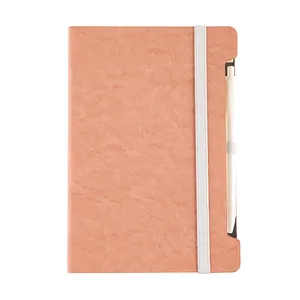 2024 A5 Nieuw Ontwerp Notebook Speciaal Model Pu Lederen Omslag Dagboek Met Pen Journal Notebook Aangepast Logo