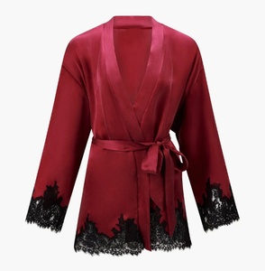 Robes <span class=keywords><strong>de</strong></span> mariée <span class=keywords><strong>de</strong></span> luxe en satin d'acétate doux personnalisées en gros pour femmes, vêtements <span class=keywords><strong>de</strong></span> nuit pour femmes, chemises <span class=keywords><strong>de</strong></span> nuit en dentelle - Product Image 4