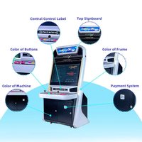 Machine de jeu d'arcade fournie par l'usine, borne de jeu vidéo 2 joueurs, boîte Pandora 3D multi-jeux pour usage domestique et commercial