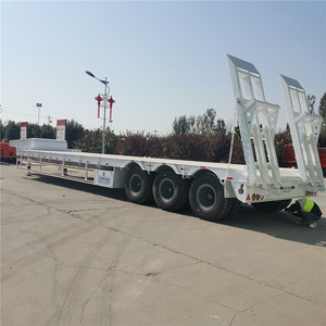 Nuevo Remolque de Plataforma Baja de 2, 3 y 4 Ejes para Transporte de Maquinaria y Productos, Remolque de Plataforma Baja a Precio Económico en Venta - Product Image 1