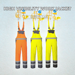 Chaqueta de Trabajo de Manga Larga Fix Fox Sports de Alta Visibilidad ANSI Clase 2 para Seguridad y Construcción, Transpirable, Reflectante, Impermeable, de Algodón - Product Image 2