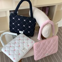 Nueva Bolsa de Hombro de Poliéster Estilo Instagram, Dulce y Versátil, para Computadora Portátil, Funda para MacBook de 133 Pulgadas