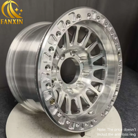 Rueda 4x4 de Aleación de Aluminio Cromado con Superficie Mecanizada, Beadlock, 6x139.7, 17x8.5-10-28, PCD 4*100, 5*114, 6*114.3, Modelo FX, FX-LG-YY-13