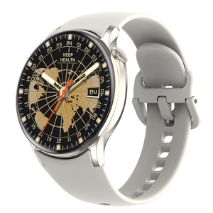 Montre connectée Sense6 3085C avec puce principale, écran AMOLED, suivi d'activité, positionnement GPS, assistant vocal IA, <span class=keywords><strong>boussole</strong></span> à gravité et bracelet en silicone. - Product Image 6